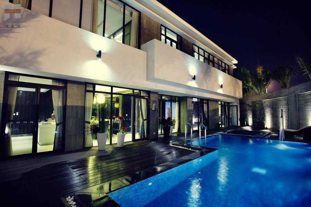 H Villa Inn Tainan Bagian luar foto
